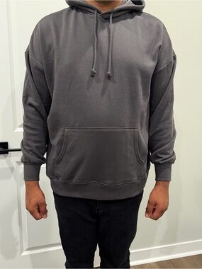 DIVIDED  Gray Pullover Hoodie XL Oversized Casual Sweatshirt